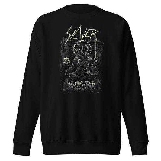 MERCHMOMENT Slayer - Demon Head Sweatshirt [Apparel] - Rock Band Apparel