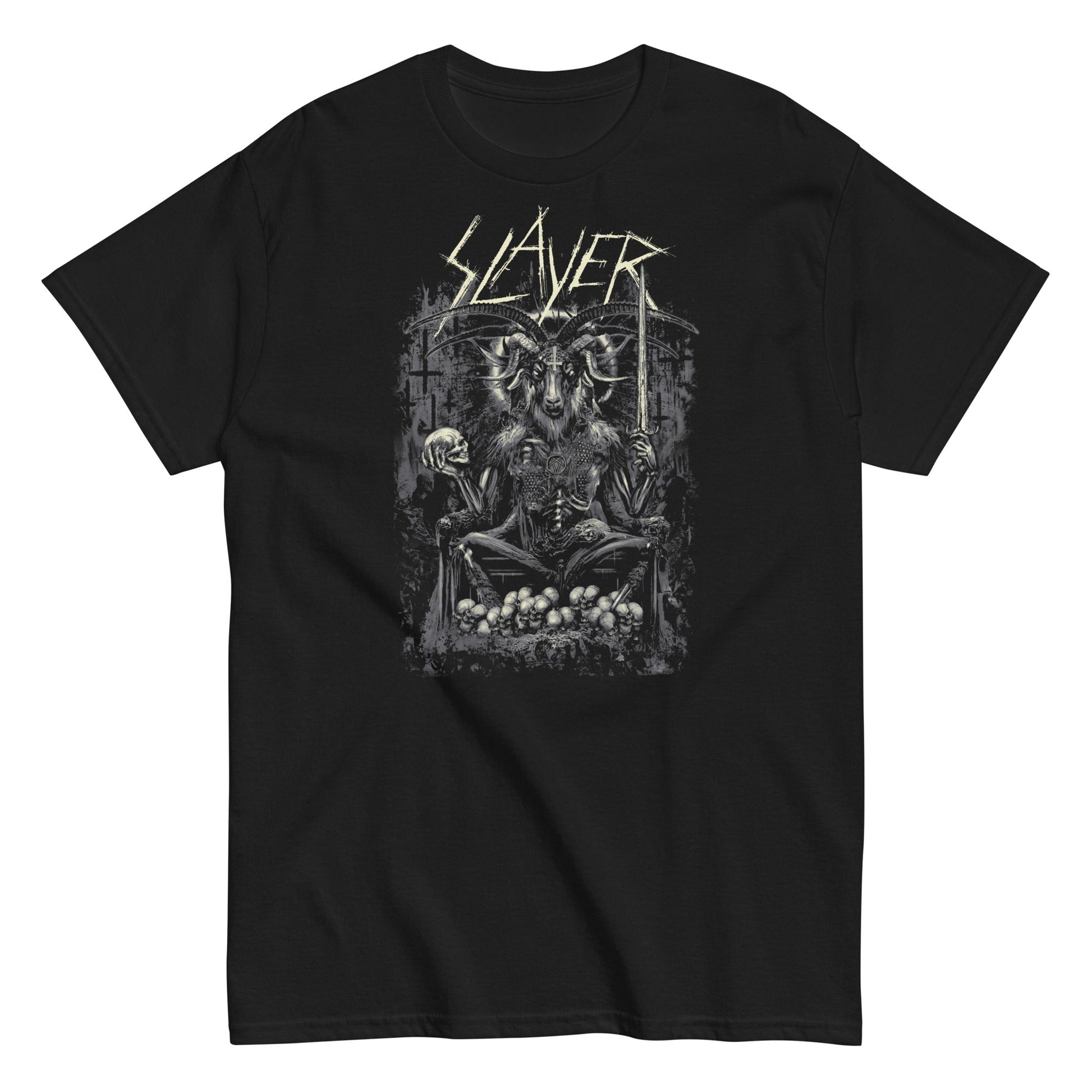 MERCHMOMENT Slayer - Demon Head T-Shirt [Apparel] - Rock Band Apparel