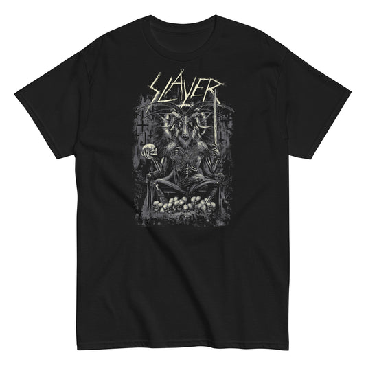 MERCHMOMENT Slayer - Demon Head T-Shirt [Apparel] - Rock Band Apparel