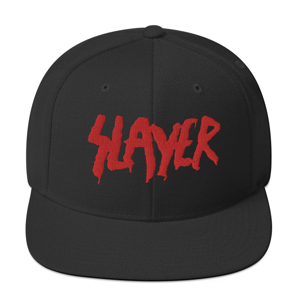 MERCHMOMENT Slayer Drip Logo Embroidered Snapback Hat [Apparel] - Rock Band Apparel
