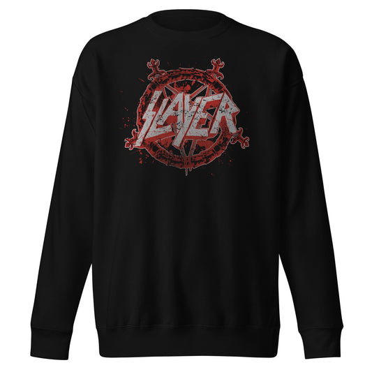 MerchMoment Slayer - Drip Logo Sweatshirt [Apparel] Black