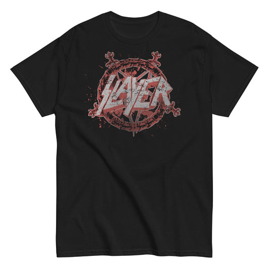 MERCHMOMENT Slayer - Drip Logo T-Shirt [Apparel] - Rock Band Apparel
