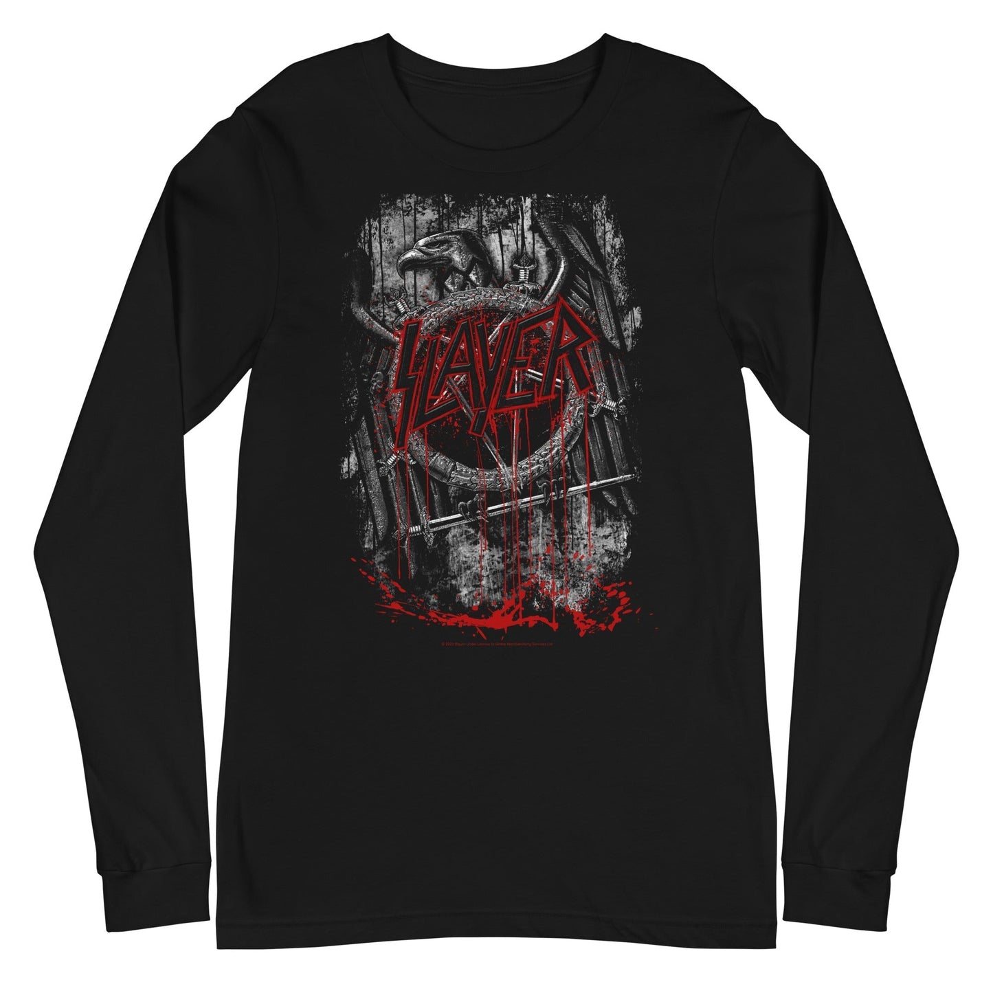 MERCHMOMENT Slayer - Eagle Logo Long Sleeve T-Shirt [Apparel] - Rock Band Apparel