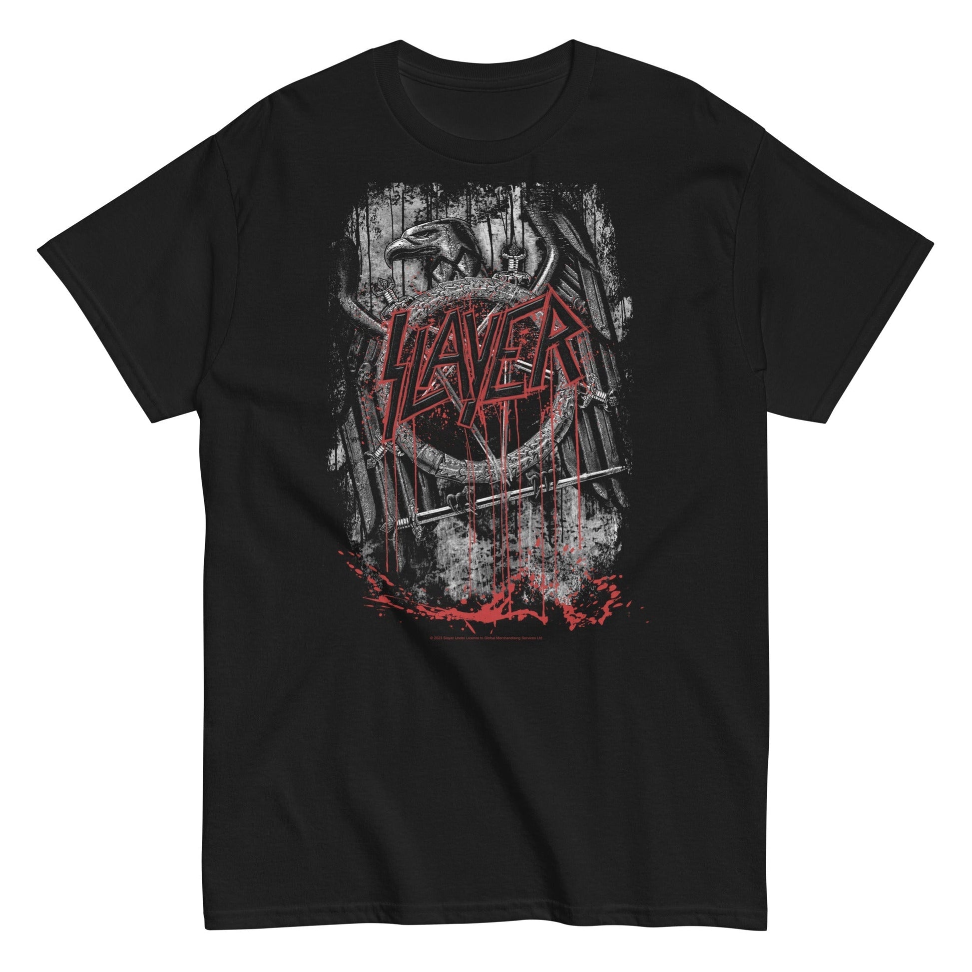 MERCHMOMENT Slayer - Eagle Logo T-Shirt [Apparel] - Rock Band Apparel