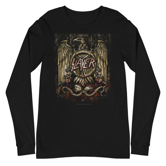 MERCHMOMENT Slayer - Eagle Statue Long Sleeve T-Shirt [Apparel] - Rock Band Apparel