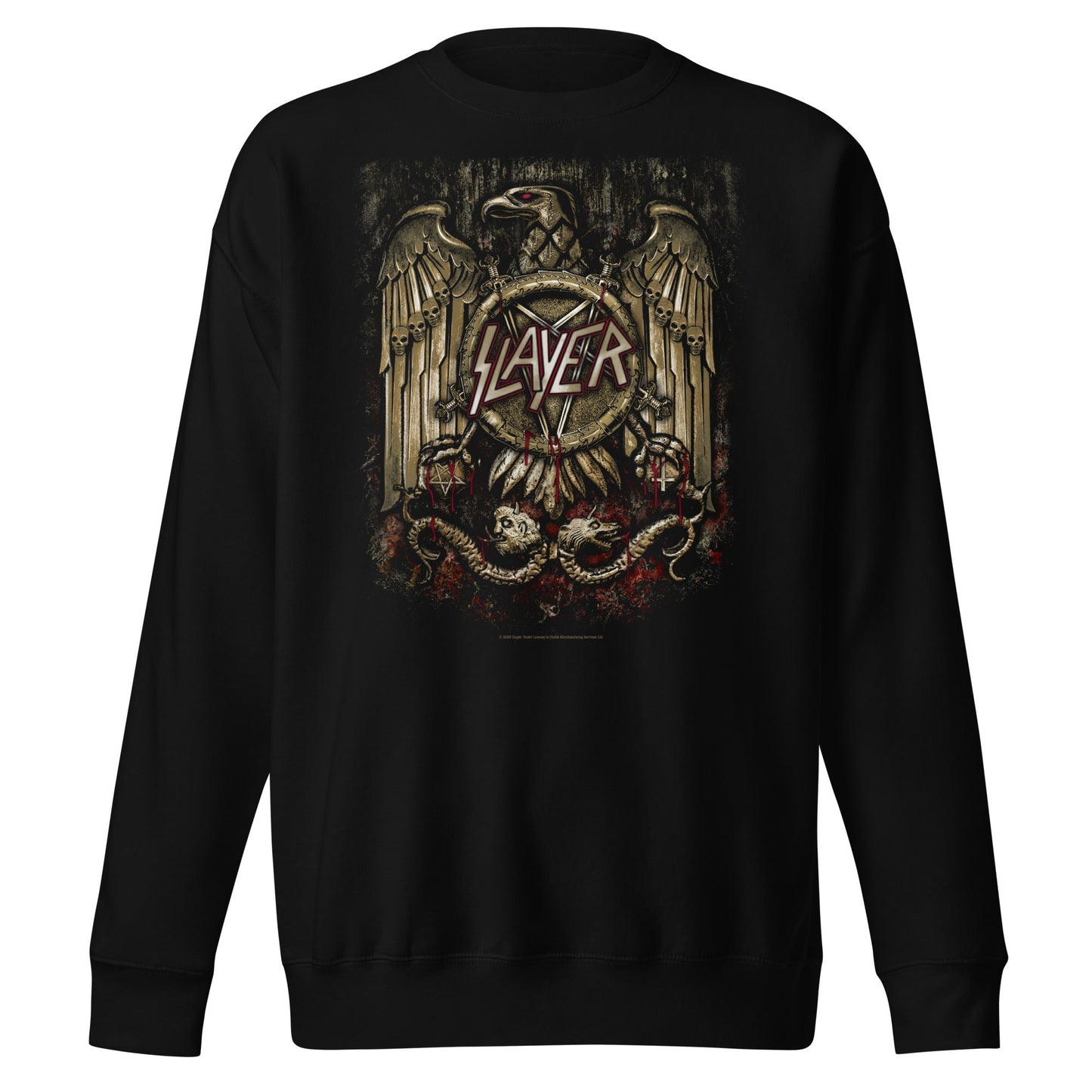 MERCHMOMENT Slayer - Eagle Statue Sweatshirt [Apparel] - Rock Band Apparel
