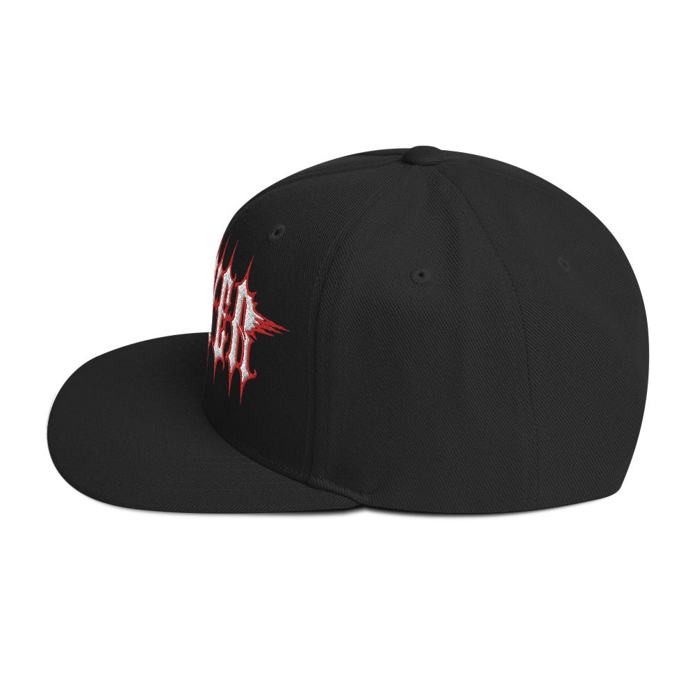 MERCHMOMENT Slayer Electric Logo Embroidered Snapback Hat [Apparel] - Rock Band Apparel