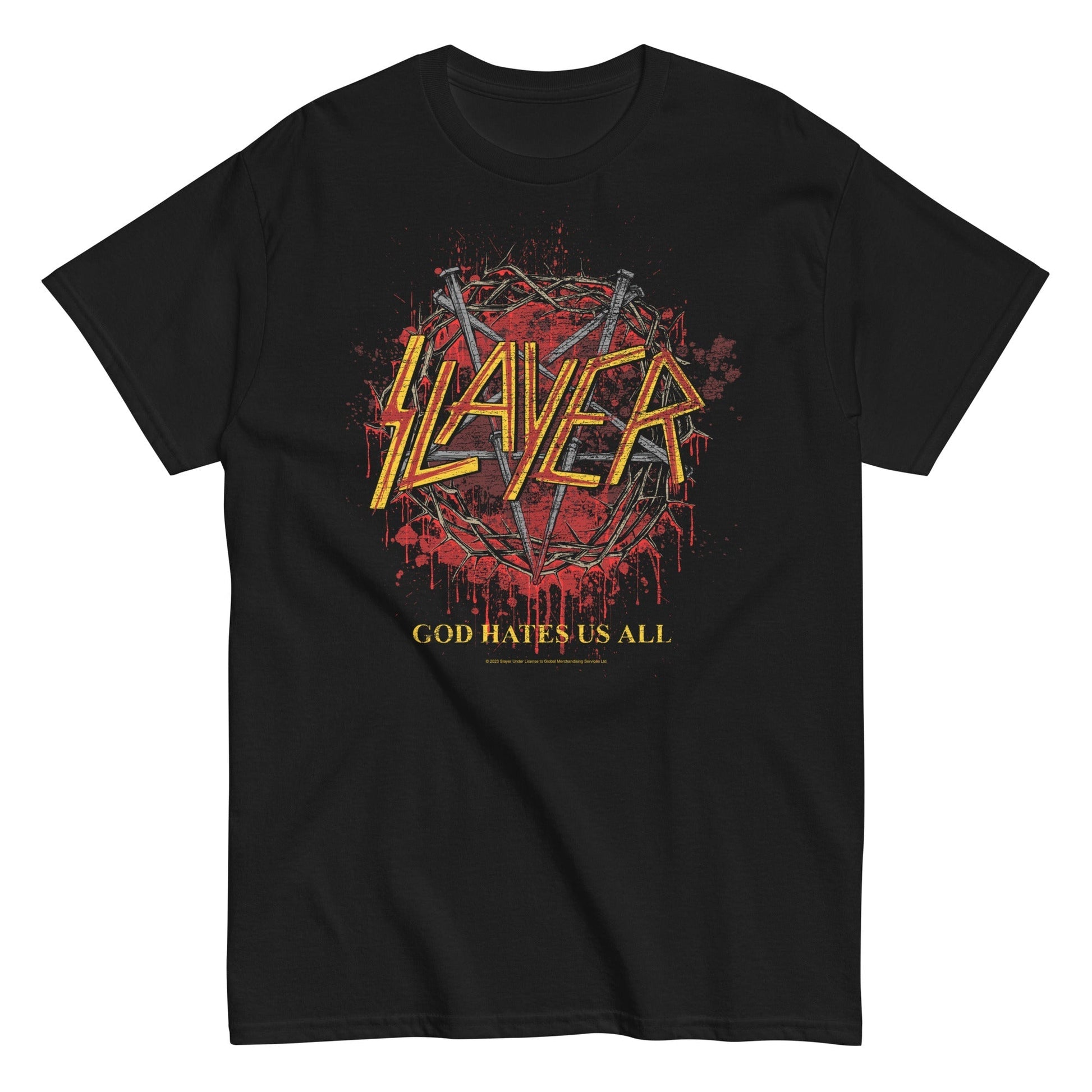 MerchMoment Slayer - God Hates Us All T-Shirt [Apparel] Black