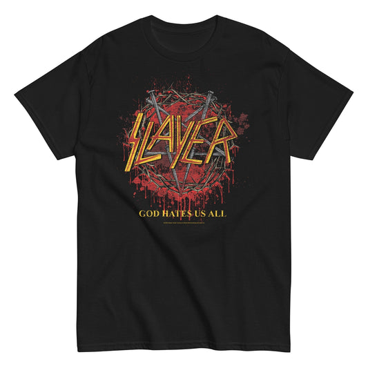MerchMoment Slayer - God Hates Us All T-Shirt [Apparel] Black
