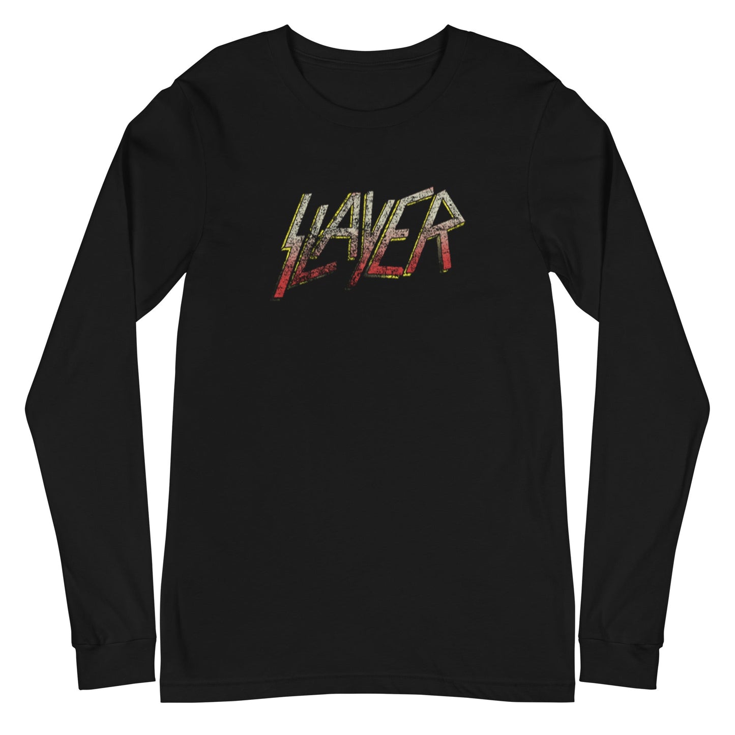MERCHMOMENT Slayer - Gradient Logo Long Sleeve T-Shirt [Apparel] - Rock Band Apparel