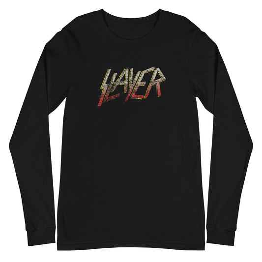 MERCHMOMENT Slayer - Gradient Logo Long Sleeve T-Shirt [Apparel] - Rock Band Apparel