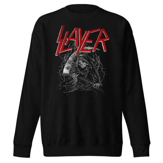 MERCHMOMENT Slayer - Grim Reaper Sweatshirt [Apparel] - Rock Band Apparel
