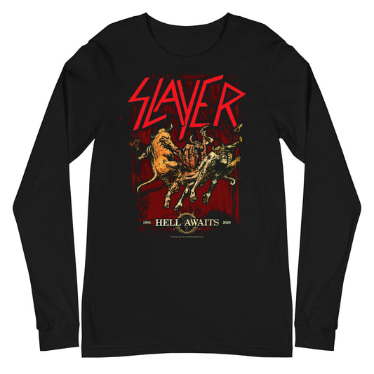 MERCHMOMENT Slayer - Hell Awaits Long Sleeve T-Shirt [Apparel] - Rock Band Apparel