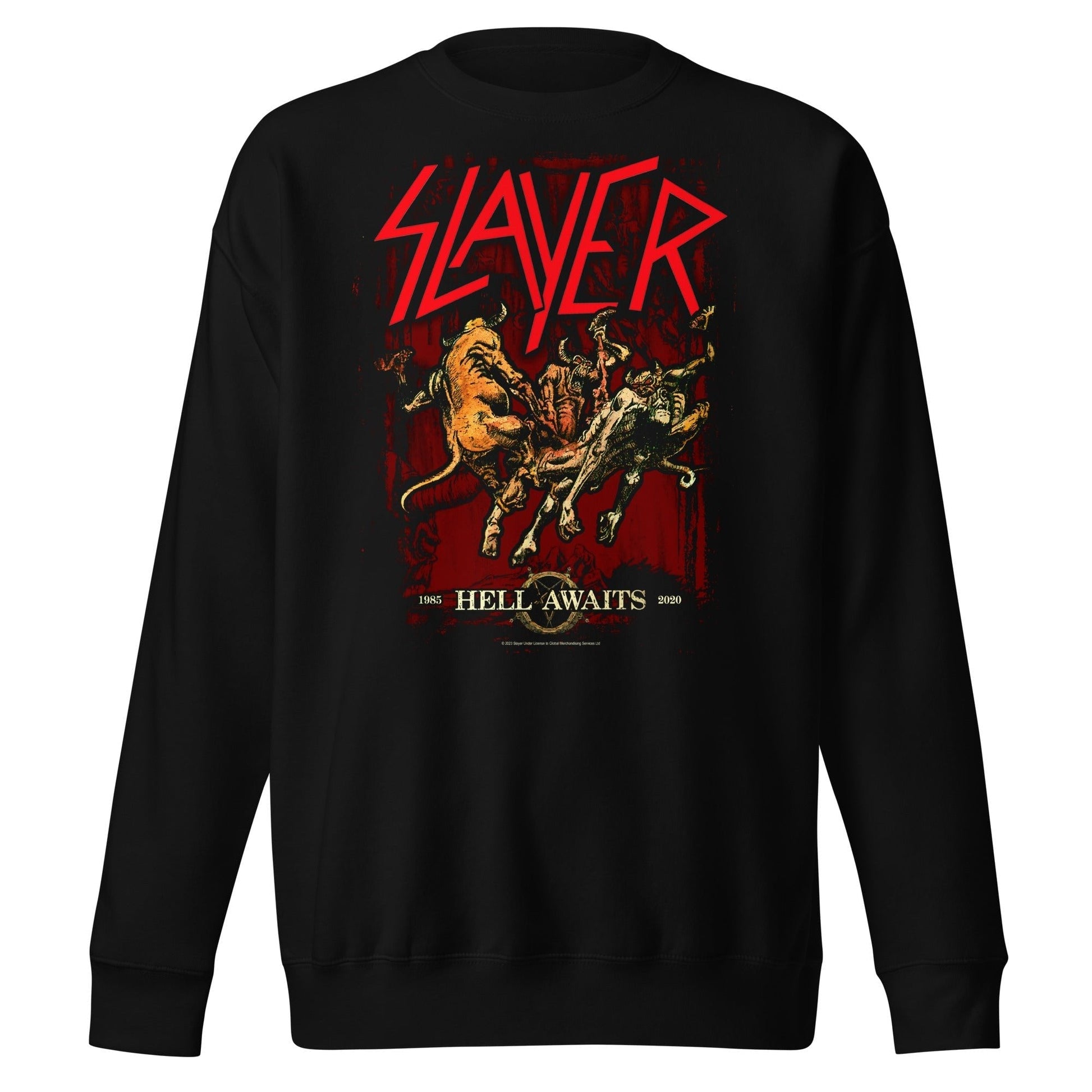 MerchMoment Slayer - Hell Awaits Sweatshirt [Apparel] Black
