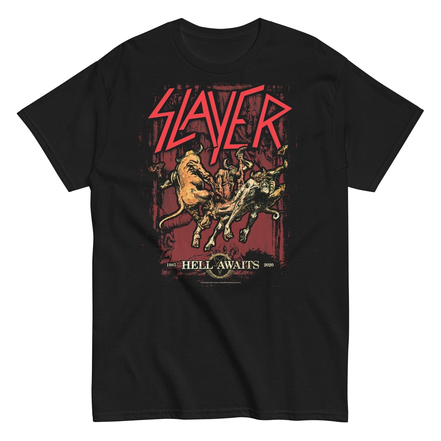MerchMoment Slayer - Hell Awaits T-Shirt [Apparel] Black