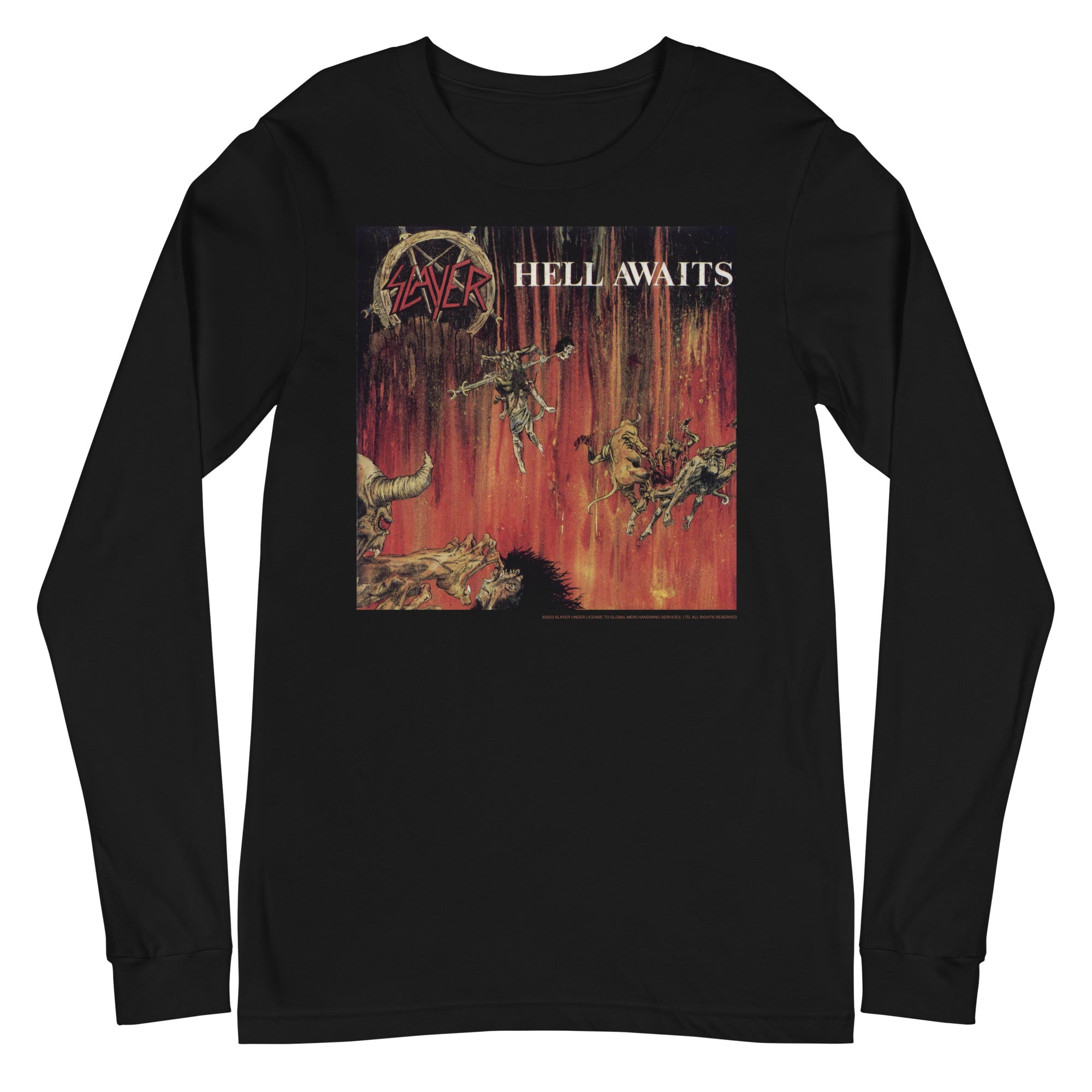 MerchMoment Slayer - Hell Long Sleeve T-Shirt [Apparel] Black