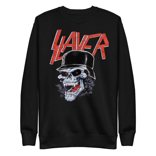 MERCHMOMENT Slayer - Helmet Skull Sweatshirt [Apparel] - Rock Band Apparel