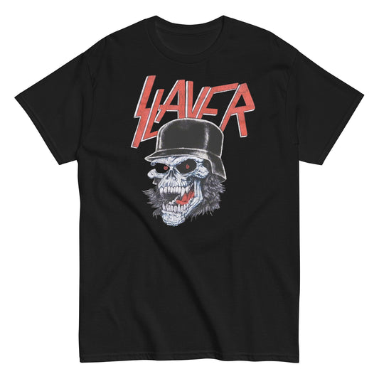 MerchMoment Slayer - Helmet Skull T-Shirt [Apparel] Black