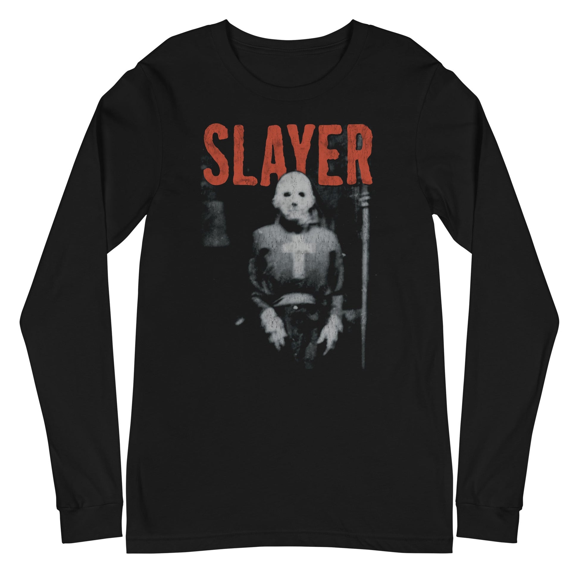 MERCHMOMENT Slayer - Hockey Cross Long Sleeve T-Shirt [Apparel] - Rock Band Apparel