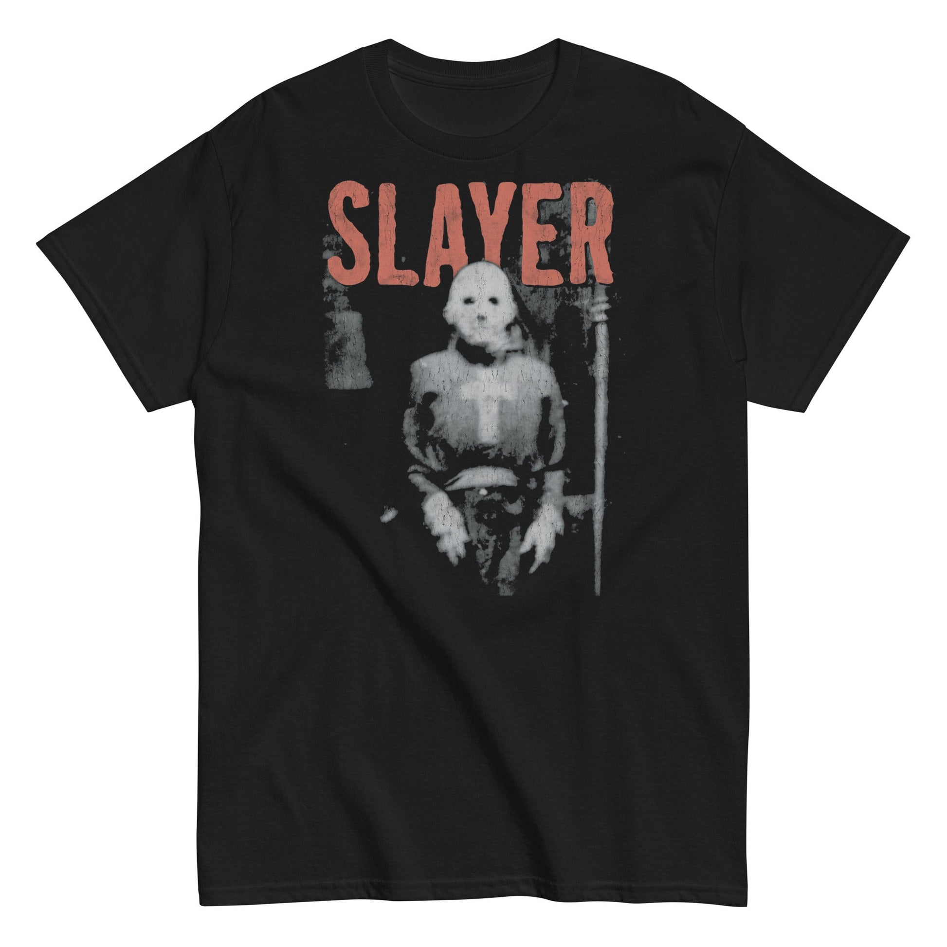 MERCHMOMENT Slayer - Hockey Cross T-Shirt [Apparel] - Rock Band Apparel