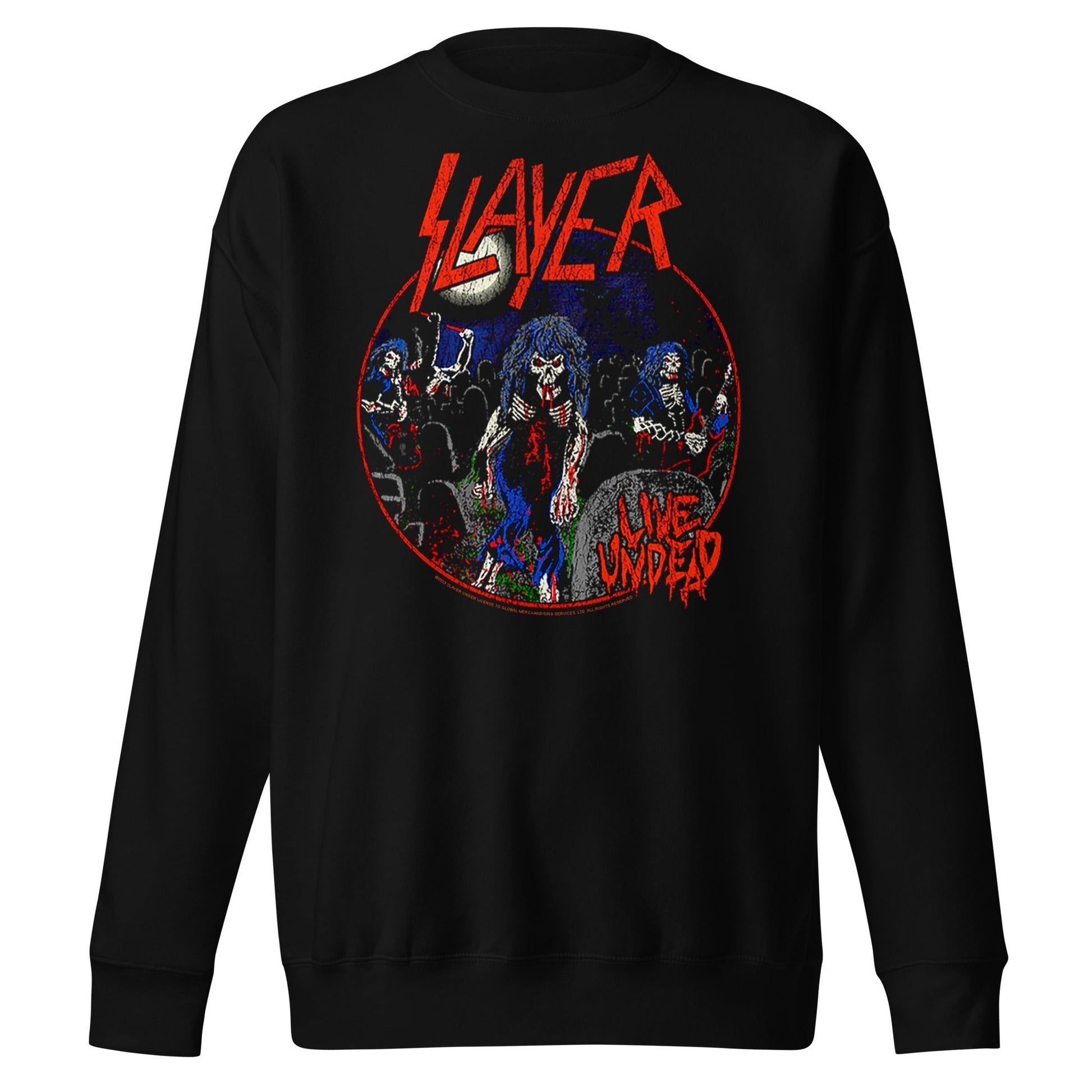 MERCHMOMENT Slayer - Live Undead Sweatshirt [Apparel] - Rock Band Apparel