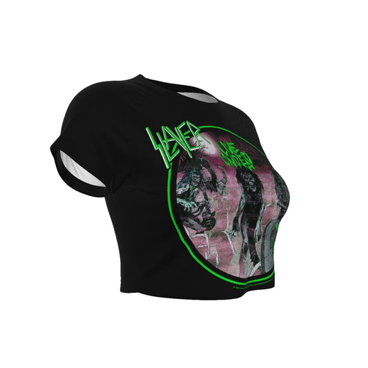 MERCHMOMENT Slayer Live Undead Women's Crop Top [Apparel] - Rock Band Apparel