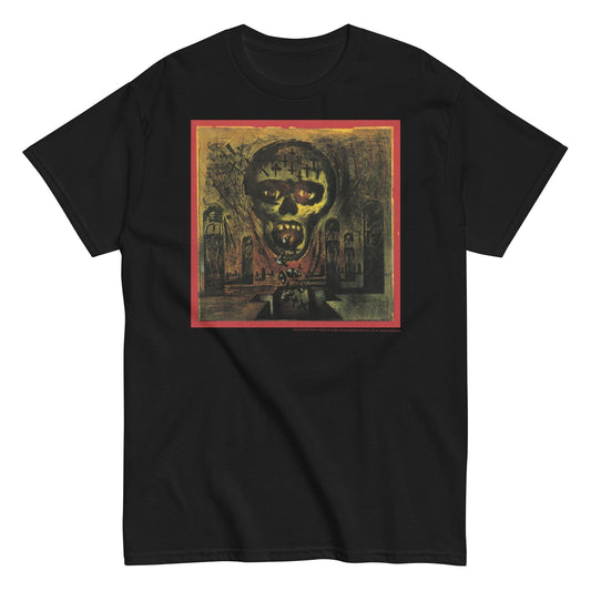 MERCHMOMENT Slayer - Painted Skull T-Shirt [Apparel] - Rock Band Apparel