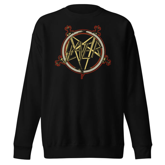 MERCHMOMENT Slayer - Pentagram Logo Sweatshirt [Apparel] - Rock Band Apparel