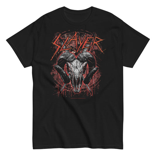 MERCHMOMENT Slayer - Ram's Head T-Shirt [Apparel] - Rock Band Apparel