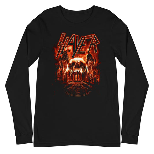 MerchMoment Slayer - Red Dawn Long Sleeve T-Shirt [Apparel] Black