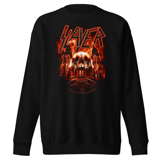 MERCHMOMENT Slayer - Red Dawn Sweatshirt [Apparel] - Rock Band Apparel