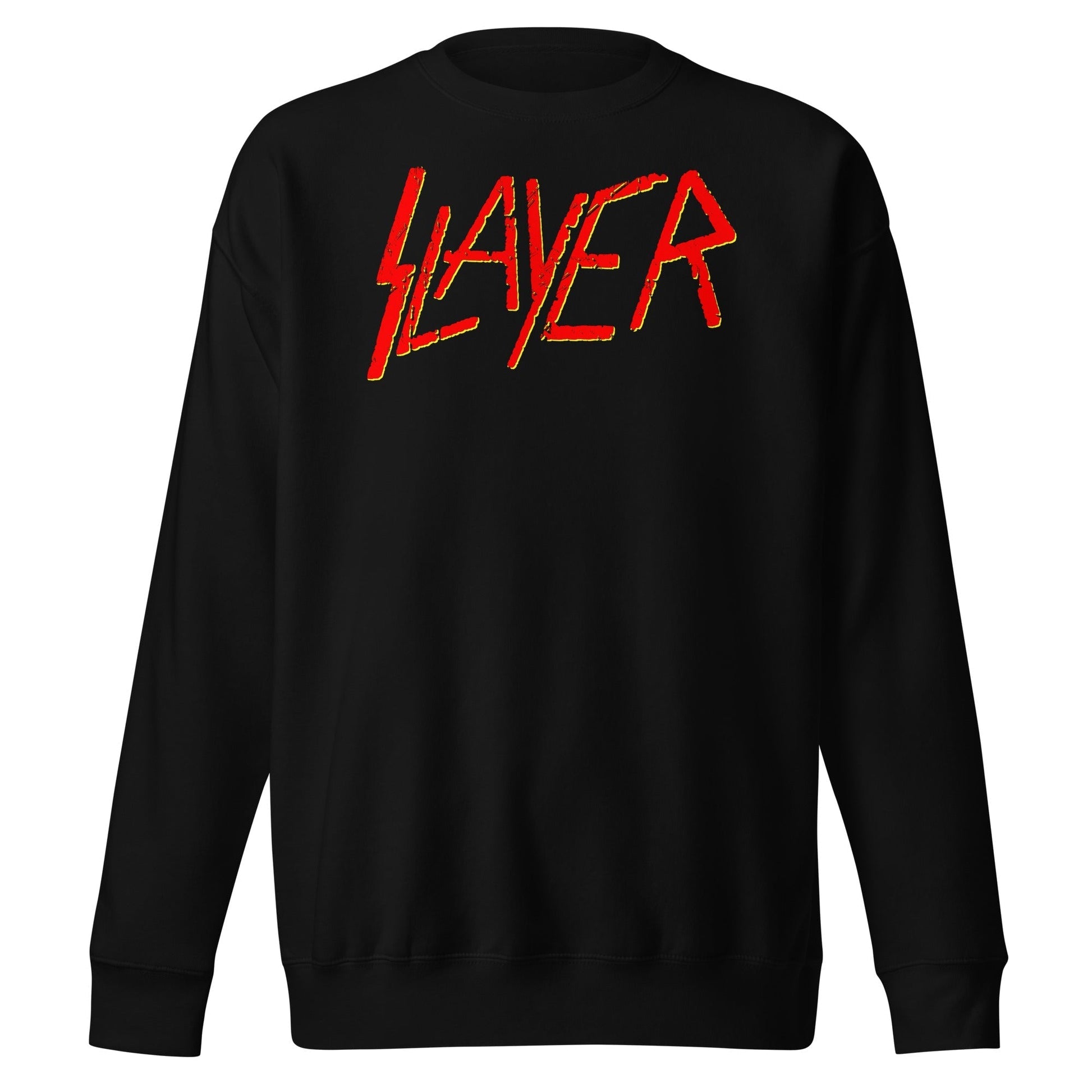 MerchMoment Slayer - Red Logo Sweatshirt [Apparel] Black