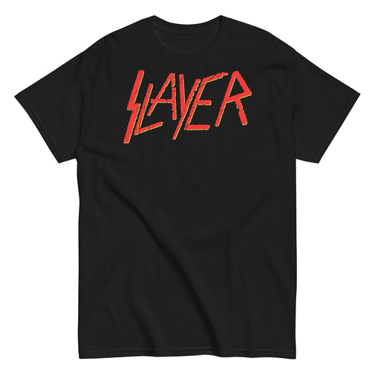 MerchMoment Slayer - Red Logo T-Shirt [Apparel] Black