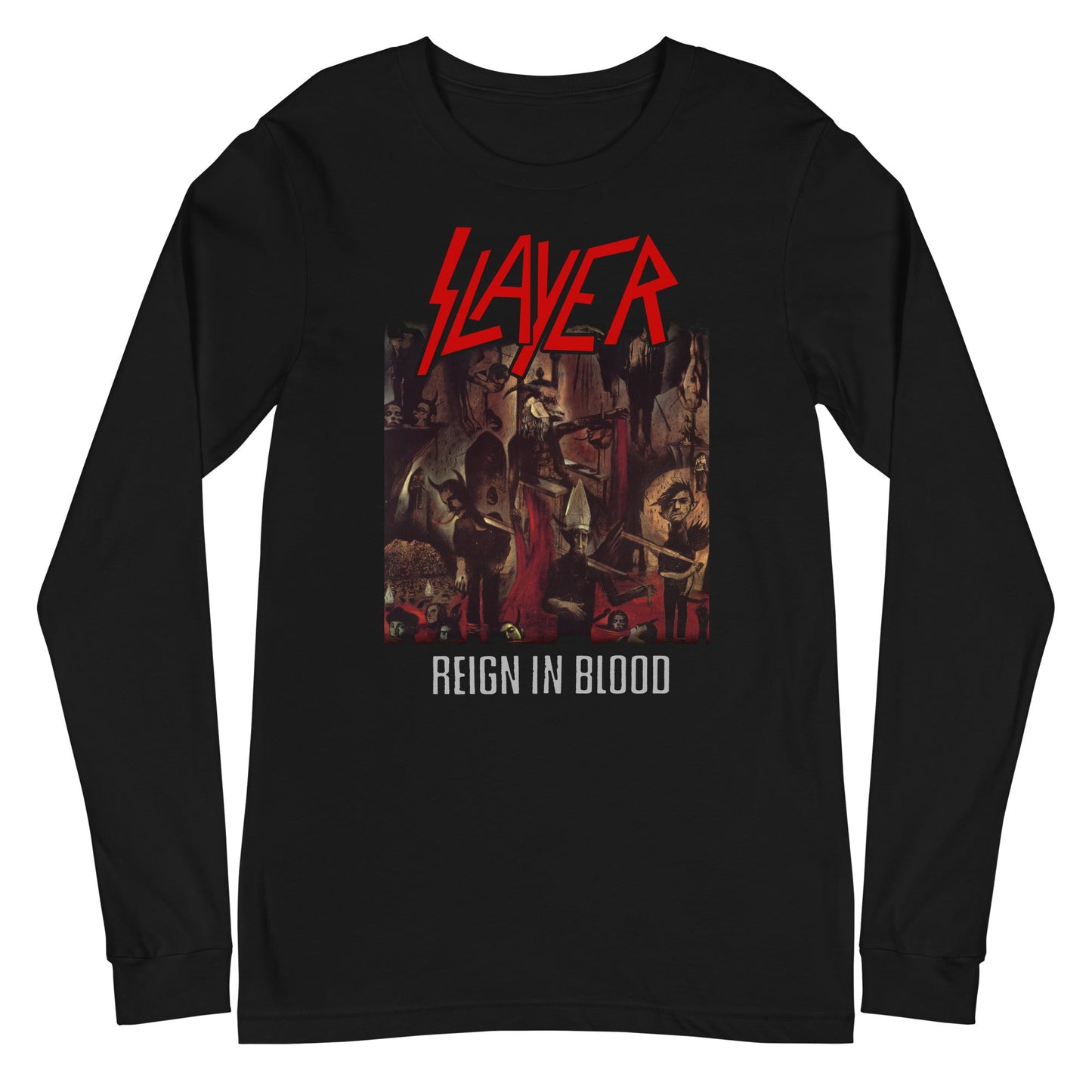 MerchMoment Slayer - Reign in Blood Long Sleeve T-Shirt [Apparel] Black
