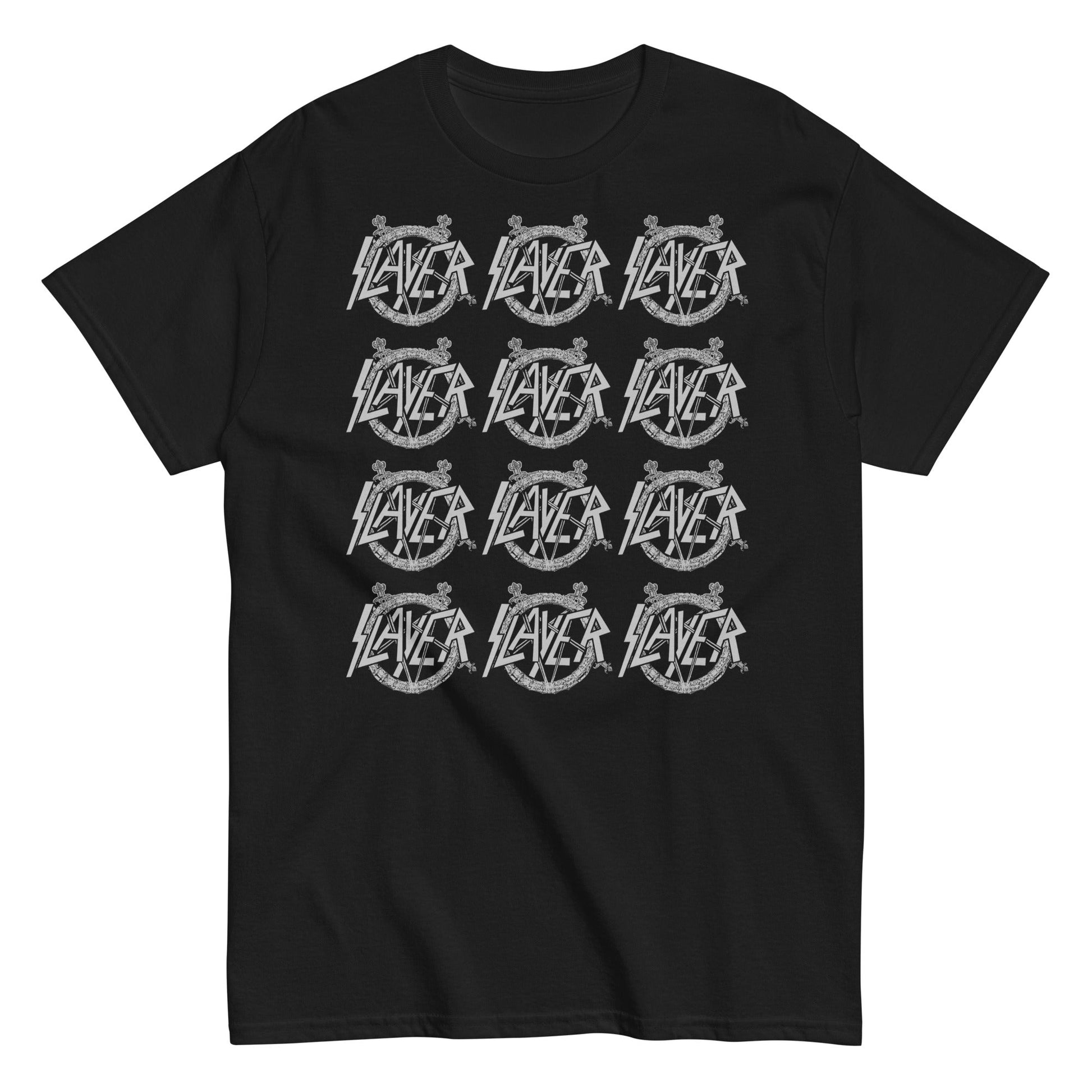 MERCHMOMENT Slayer - Repeat Logo T-Shirt [Apparel] - Rock Band Apparel
