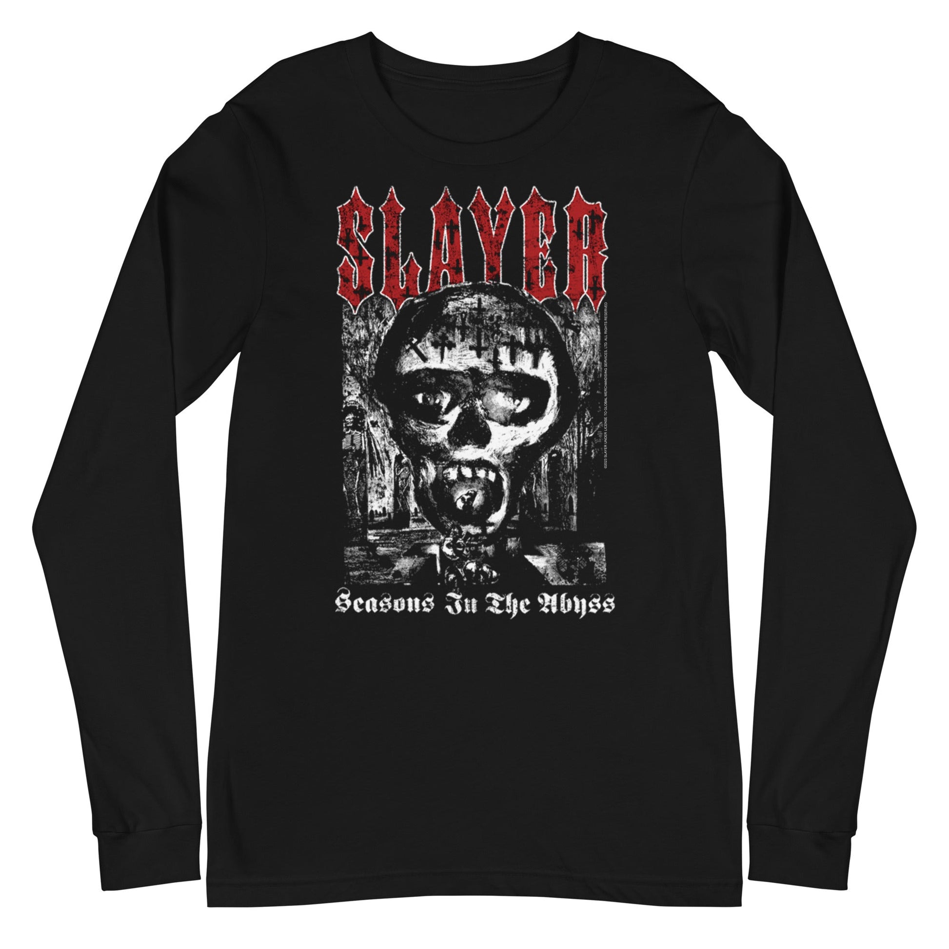 MerchMoment Slayer - Seasons in the Abyss Long Sleeve T-Shirt [Apparel] Black