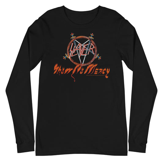MerchMoment Slayer - Show No Mercy Long Sleeve T-Shirt [Apparel] Black