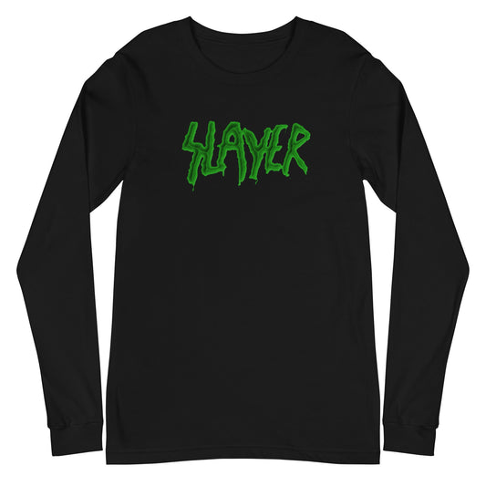 MerchMoment Slayer - Slime Logo Long Sleeve T-Shirt [Apparel] Black
