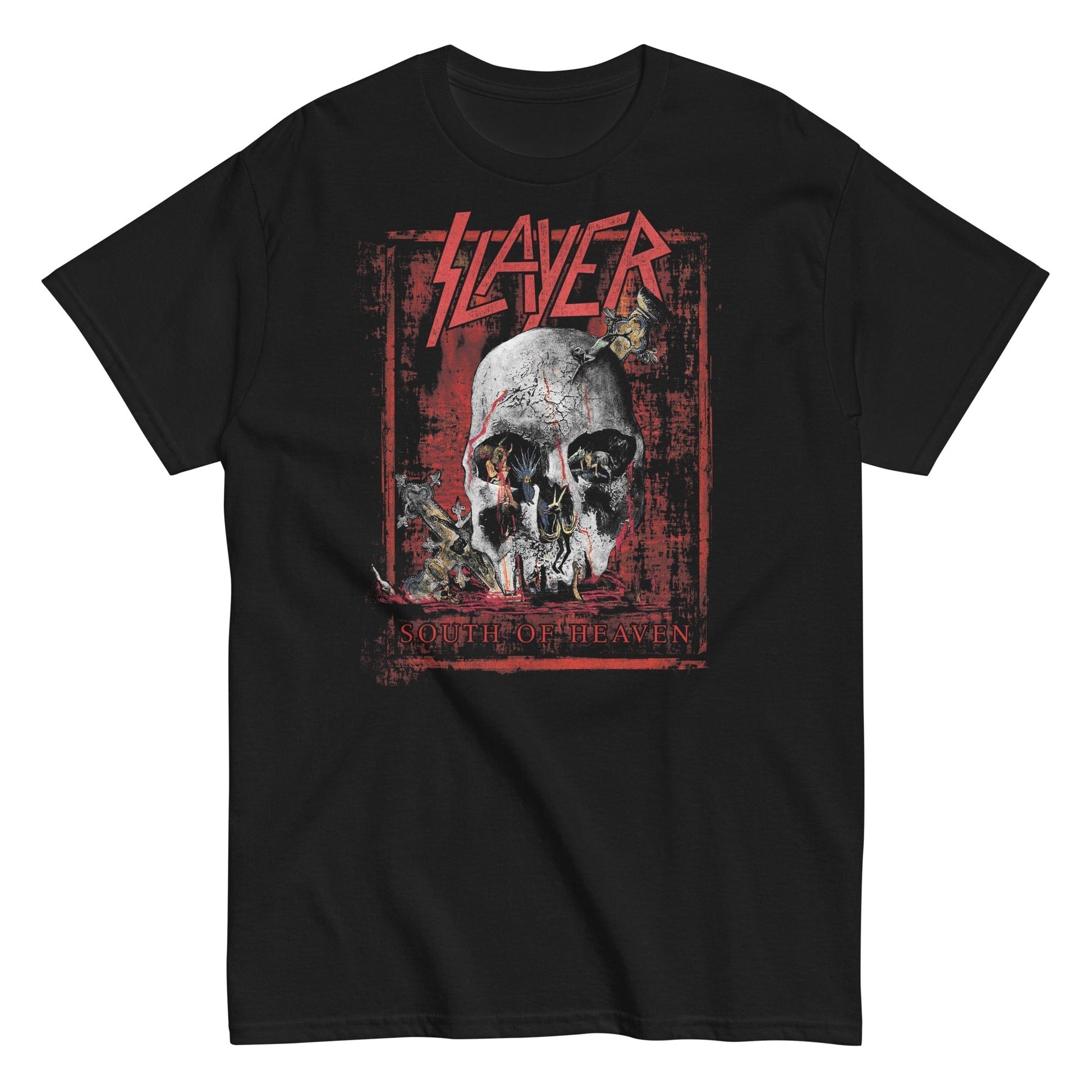 MERCHMOMENT Slayer - South of Heaven T-Shirt [Apparel] - Rock Band Apparel