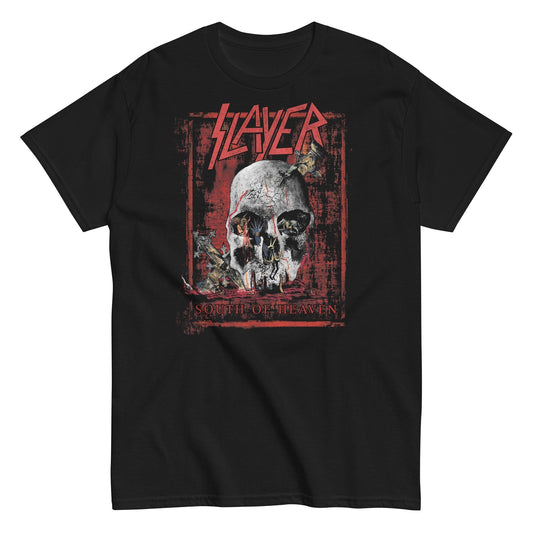 MERCHMOMENT Slayer - South of Heaven T-Shirt [Apparel] - Rock Band Apparel