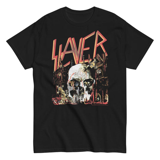 MerchMoment Slayer - South Skull T-Shirt [Apparel] Black