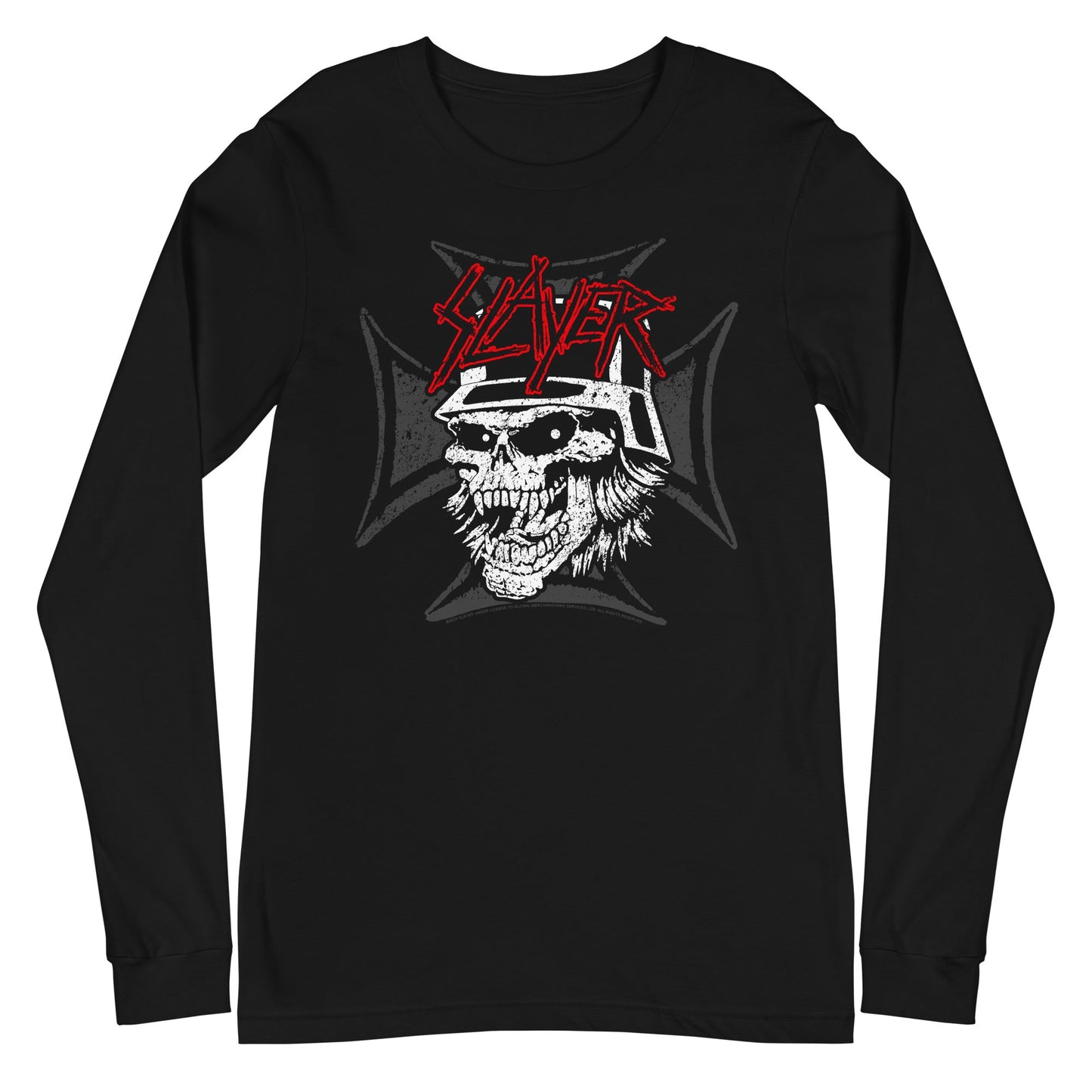 MERCHMOMENT Slayer - Sticks and Skulls Long Sleeve T-Shirt [Apparel] - Rock Band Apparel