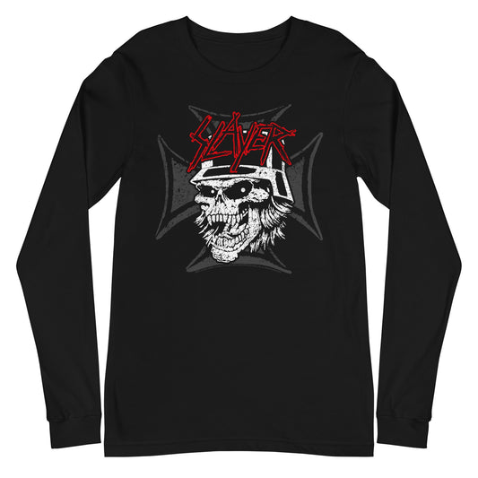 MERCHMOMENT Slayer - Sticks and Skulls Long Sleeve T-Shirt [Apparel] - Rock Band Apparel