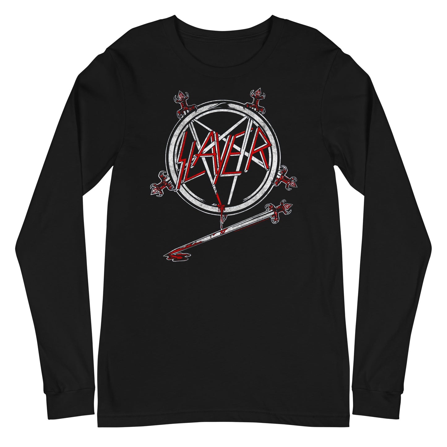 MerchMoment Slayer - Sword Logo Long Sleeve T-Shirt [Apparel] Black