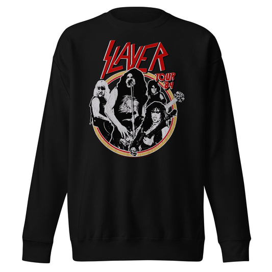 MERCHMOMENT Slayer - Tour '84 Sweatshirt [Apparel] - Rock Band Apparel
