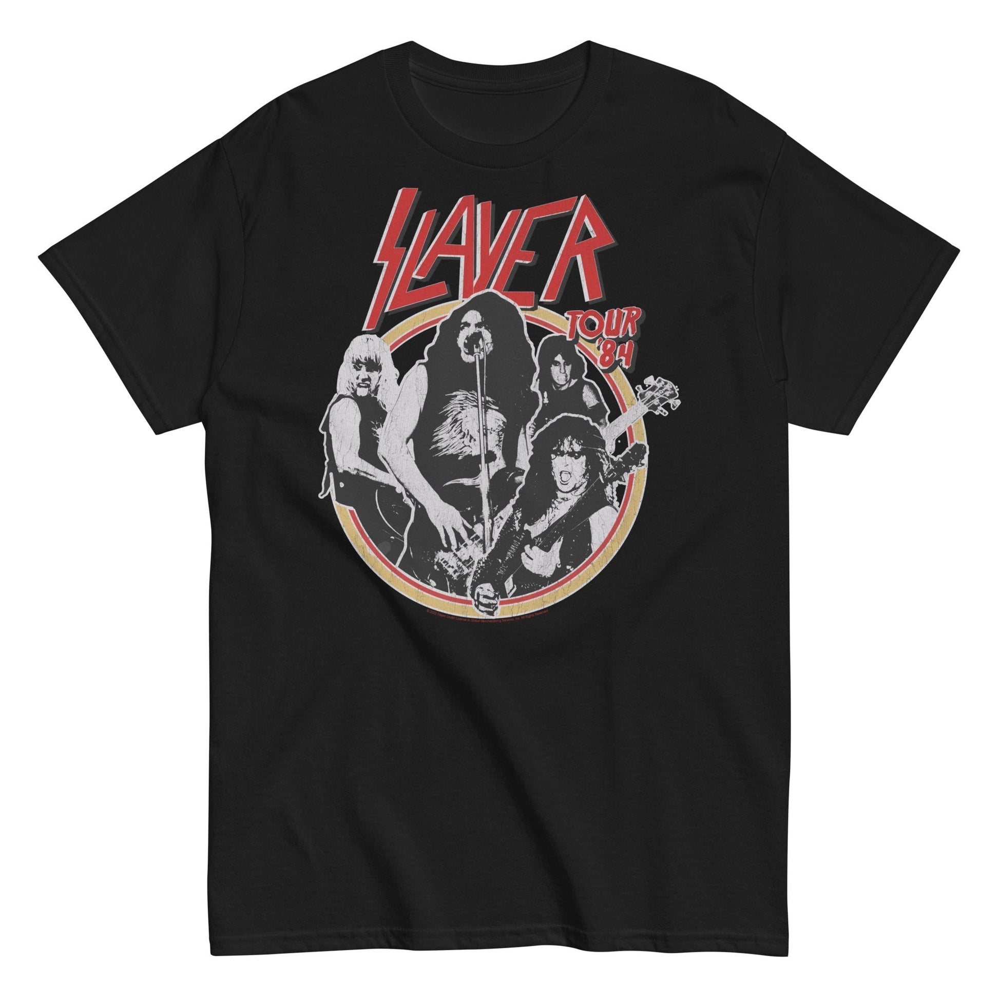 MerchMoment Slayer - Tour '84 T-Shirt [Apparel] Black