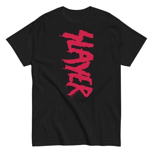 MERCHMOMENT Slayer - Vertical Logo T-Shirt [Apparel] - Rock Band Apparel