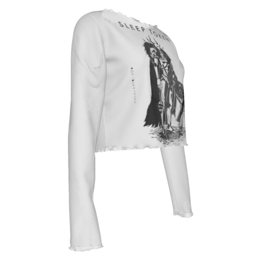 MERCHMOMENT Sleep Token Armor Women's Mesh Top [Apparel] - Rock Band Apparel