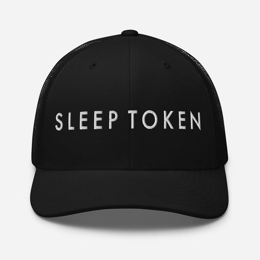 MERCHMOMENT Sleep Token Classic Logo Embroidered Trucker Hat [Apparel] - Rock Band Apparel