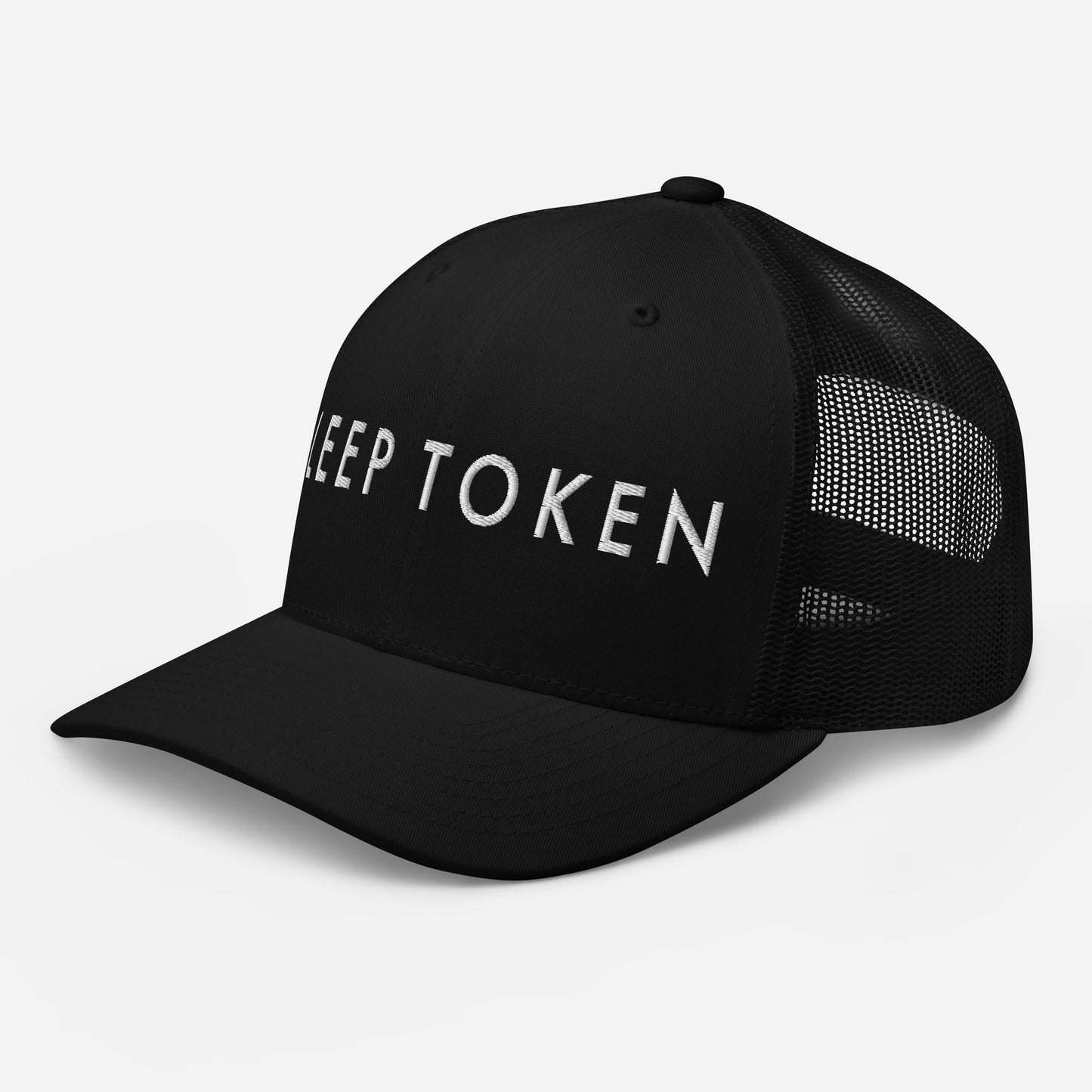 MerchMoment Sleep Token Classic Logo Embroidered Trucker Hat [Apparel]